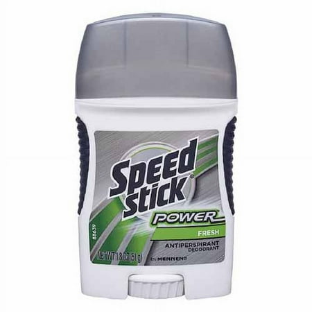 Speed Stick Power Antiperspirant Deodorant By Mennen, Fresh Scent - 1.8 Oz , 6 Pack