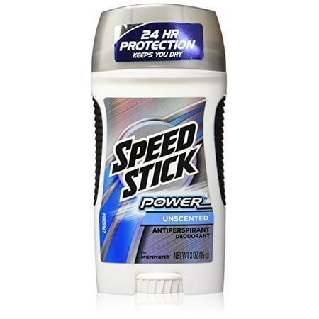 Speed Stick Power Antiperspirant & Deodorant Solid, Unscented 3 oz