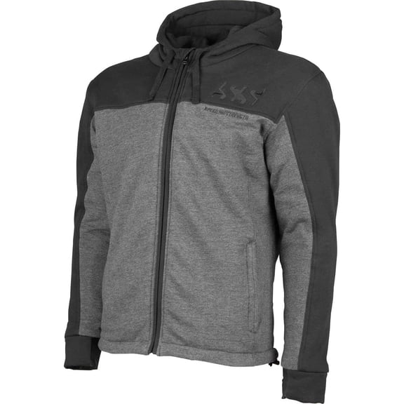 Speed & Strength 880392 Mens Hammer Down Armored Hoody, Black - Extra Large