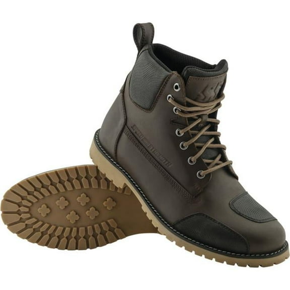 Speed & Strength 889559 Mens Call to Arms Leather Boot, Brown & Black - Size 9