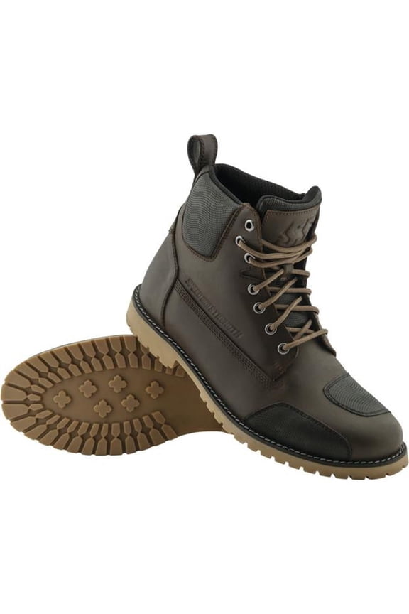 Speed & Strength 889559 Mens Call to Arms Leather Boot, Brown & Black - Size 9