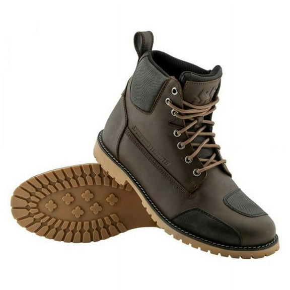 Speed & Strength 889562 Mens Call To Arms Leather Boot, Black & Brown - Size 12