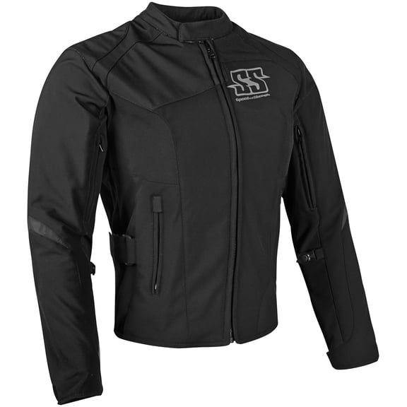 Speed & Strength Backlash Womens Textile Jacket (Large, Black)