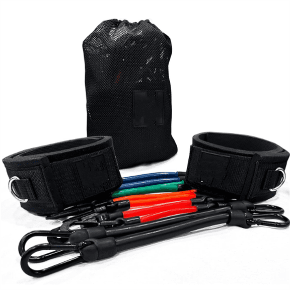 Speed and Strength Leg Resistance Bands | Includes Speed 101 and Agility FX Digital Training Programs - Sizes for Youth, Intermediate, and Advanced Athletes