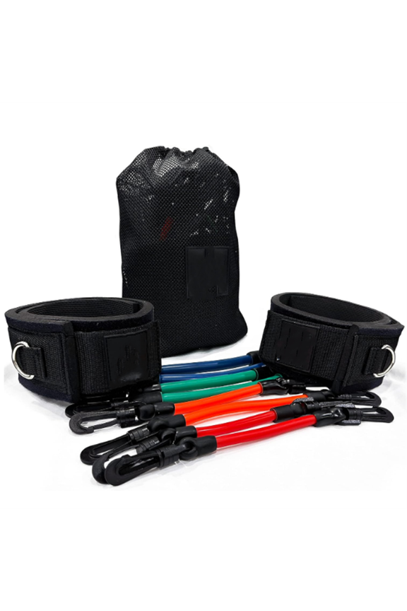 Speed and Strength Leg Resistance Bands | Includes Speed 101 and Agility FX Digital Training Programs - Sizes for Youth, Intermediate, and Advanced Athletes