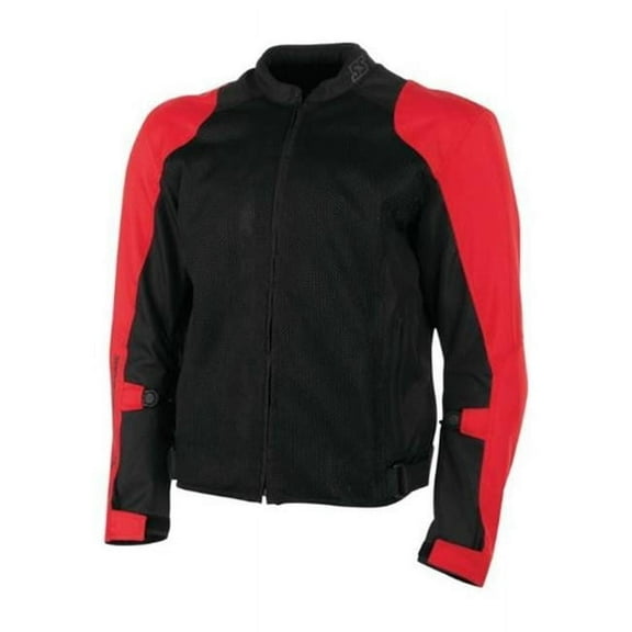 Speed & Strength Lightspeed Mens Textile Motorcycle Jacket Red/Black LG
