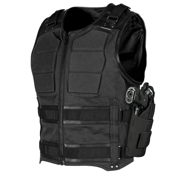 Speed & Strength Mens True Grit Armored Textile Riding Vest
