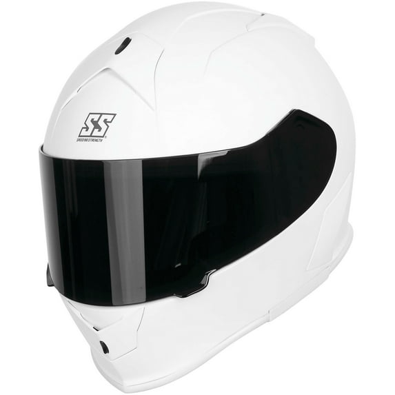 Speed & Strength SS900 Solid Motorcycle Helmet Matte White XL
