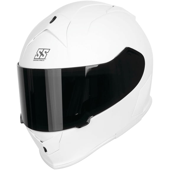 Speed & Strength SS900 Solid Motorcycle Helmet Matte White XXL