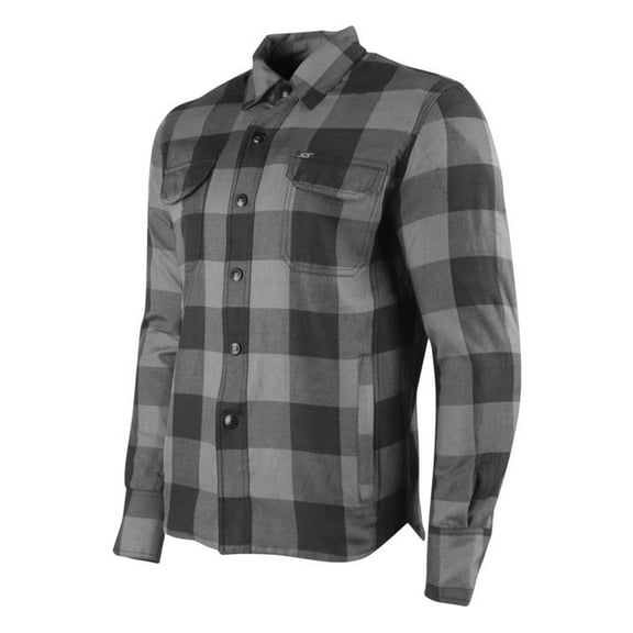 Speed & Strength True Grit Mens Long Sleeve Armored Shirt Gray 3XL