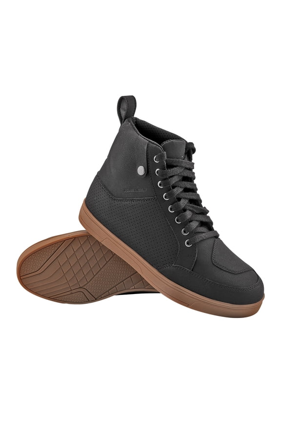 Speed & Strength United By Speed Mens Motorcycle Shoes Black/Gum 10 USA