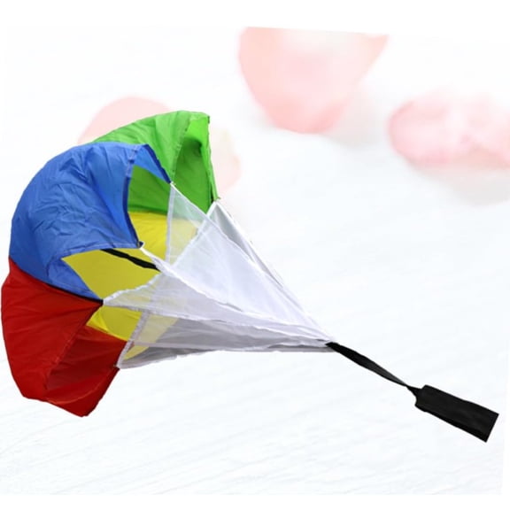 Speed Training Resistance Parachute for Running, Polyester Drag Chute with Stabilizing Mesh, Soccer Basketball Fitness Endurance Trainer for Youth & Adults, Colorful Sports Workout Equipment