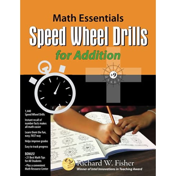 Pre-Owned Speed Wheel Drills for Addition (Math Speed Wheel Drills) Paperback