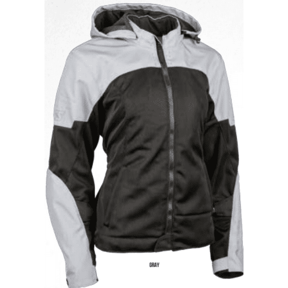 Speed and Strength Starstruck Mesh Jacket Grey/Black Womens - Medium