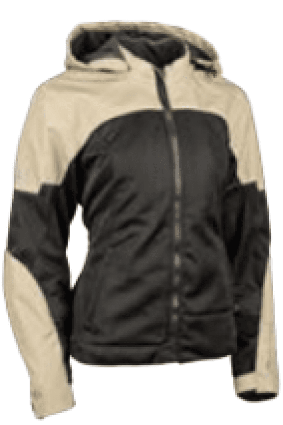 Starstruck Mesh Jacket Trench Tan/Black Womens - XS