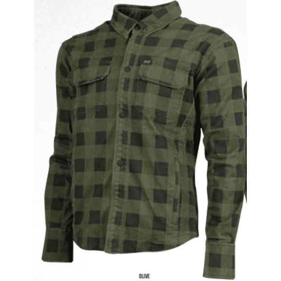 Speed and Strength True Grit Armored Motoshirt Olive/Black - XL