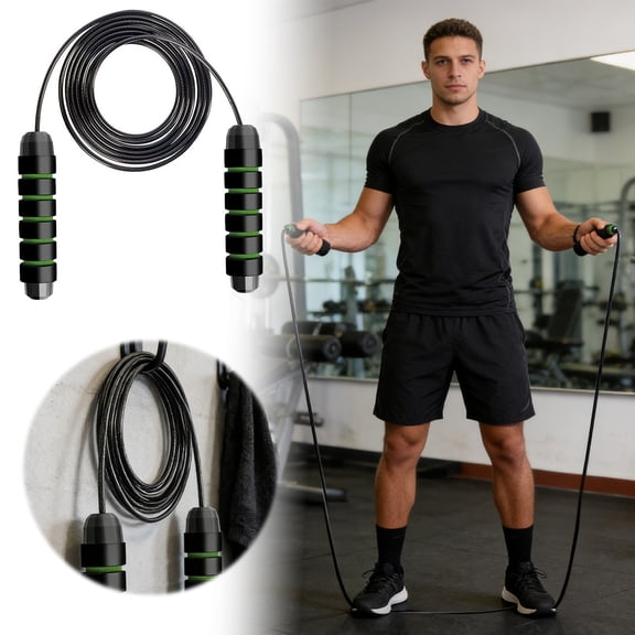 Speed for Fitness Training Workouts and Exercise with Adjustable Length and Smooth Bearings