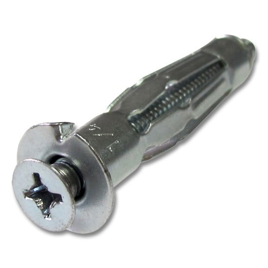 SpeedBrace Anchor for Metal Stud 10pc w/ Screws sit flush with the