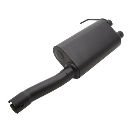 SpeedFX 175680 Stainless Steel Single Wall Oval Exhaust Muffler