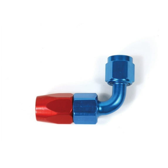 SpeedFX 510490 Hose End Fitting; Full Swivel; -4AN; Red/Blue; Single