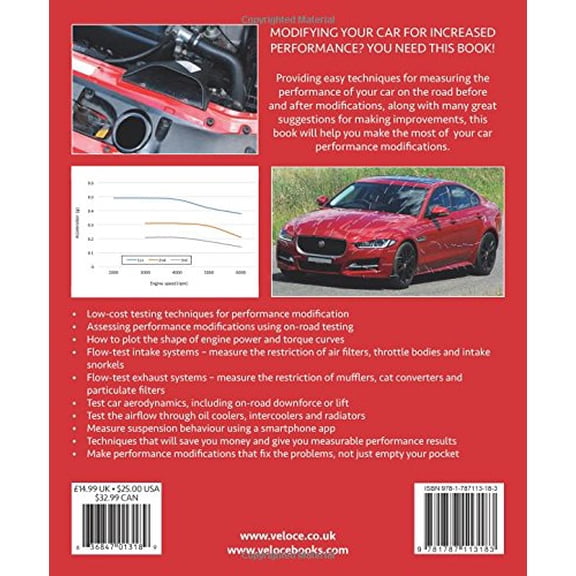 Pre-Owned Optimising Car Performance Modifications: Simple Methods of Measuring Engine, Suspension, Brakes and Eerodynamic Performance Gains (SpeedPro Series) [Paperback] Edgar, Julian