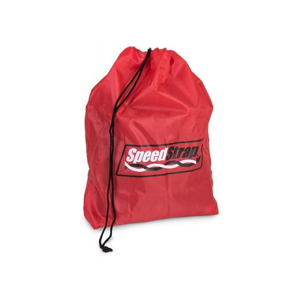 SpeedStrap Drawstring Storage Bag – Store and Protect Recovery Straps up to 50' - Red