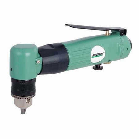 Speedaire 21AA79 Right Angle Air Drill 8-1/16"L