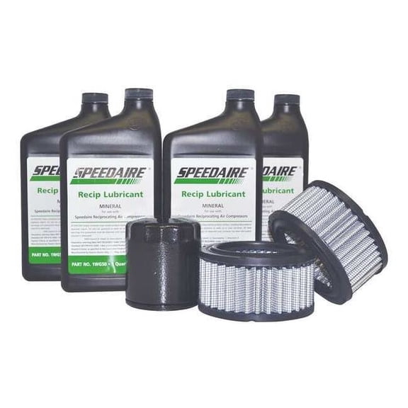 Speedaire Air Compressor Maintenance Kit,7 pieces 1WF50