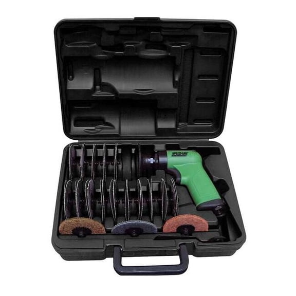 Angle Angle Grinder Kit, 1/4 in NPT Female Air Inlet, Medium Duty, 16,000 RPM, 0.4 hp