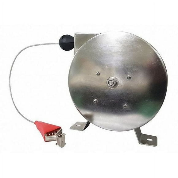 Speedaire Cable Reel,20 ft.,Stainless Steel,Silver 440G04