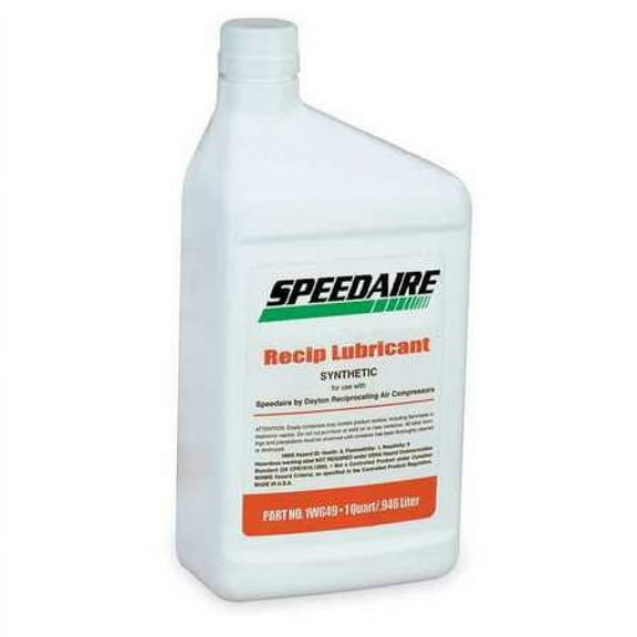 Speedaire Compressor Oil,1 qt 1WG49