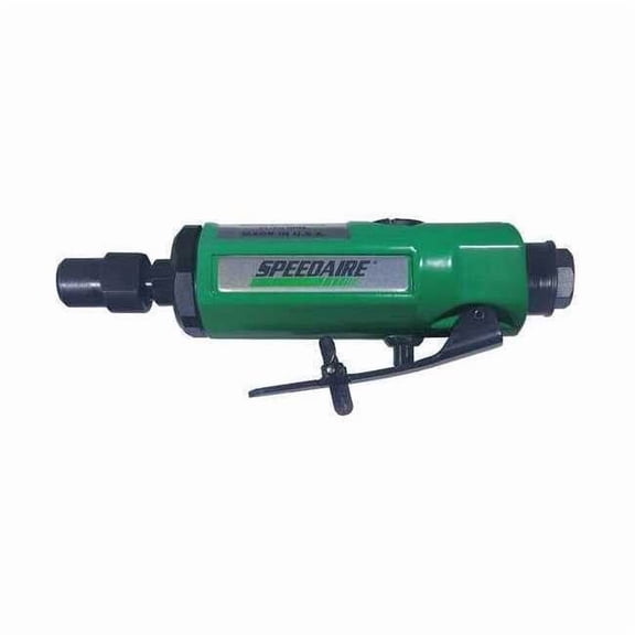 Straight Die Grinder, 1/4 in NPT Female Air Inlet, 1/4 in Collet, Heavy Duty, 25,000 RPM, 0.4 hp