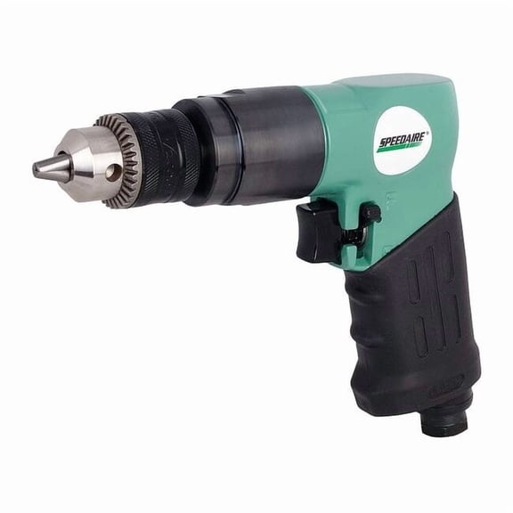 Speedaire Drill,Air-Powered,Pistol Grip,3/8 in 21AA73