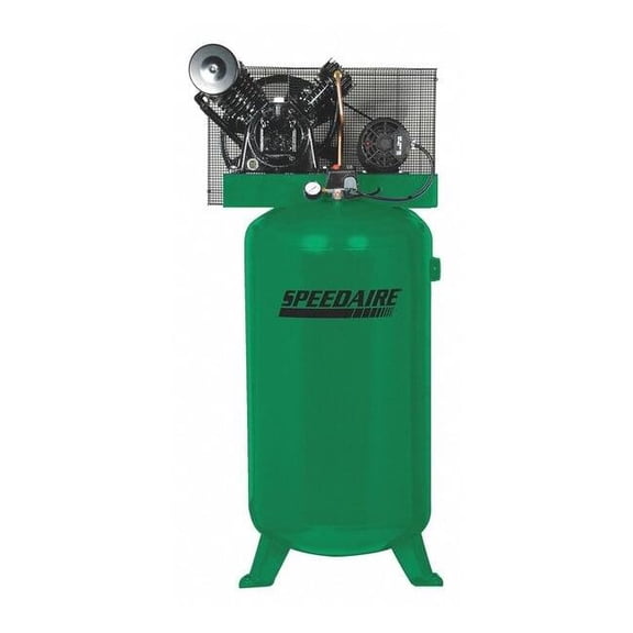 Speedaire Elec. Air Compressor, General Duty, 5HP, Amps: 22 35WC82
