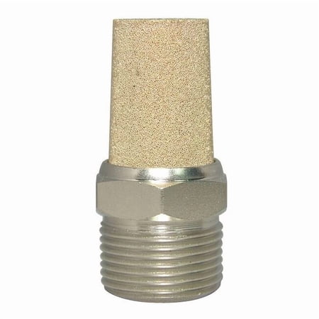 Speedaire Muffler, Exhaust, 3/4" NPT, 1-1/6" dia. 6F600