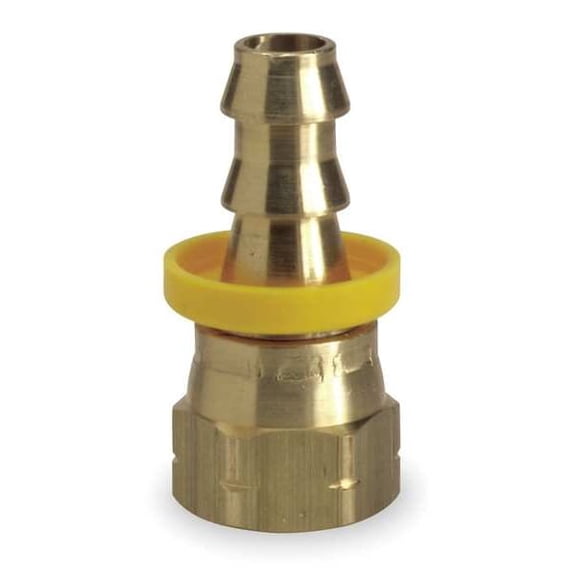 Speedaire Push on Hose Fitting,1/4"x7/16",BarbxJIC 5A247