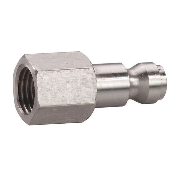 Speedaire Coupler Plug,(F)NPT,1/4,304 SS 30E561