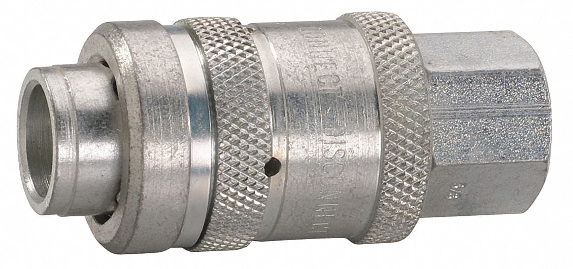 Speedaire Quick Connect,Socket,3/8" Body,3/8"-18 30E530 - Walmart.com
