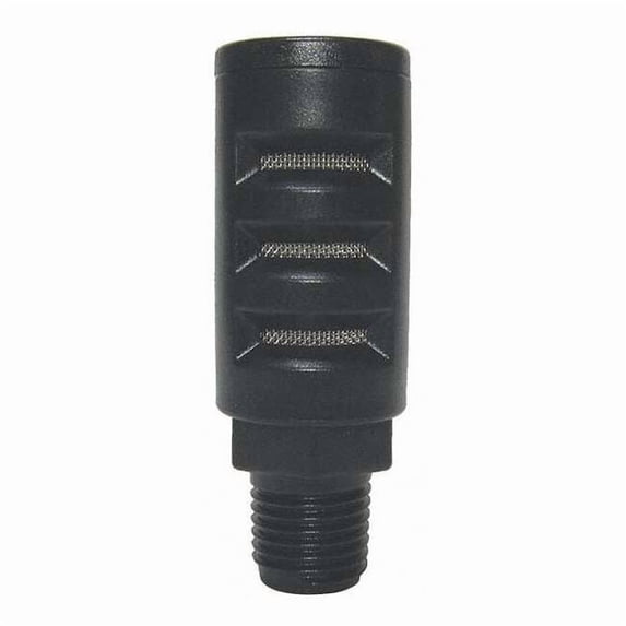 Speedaire Silencer Muffler,1/4 In MNPT,11/16 Hex 1EJW1