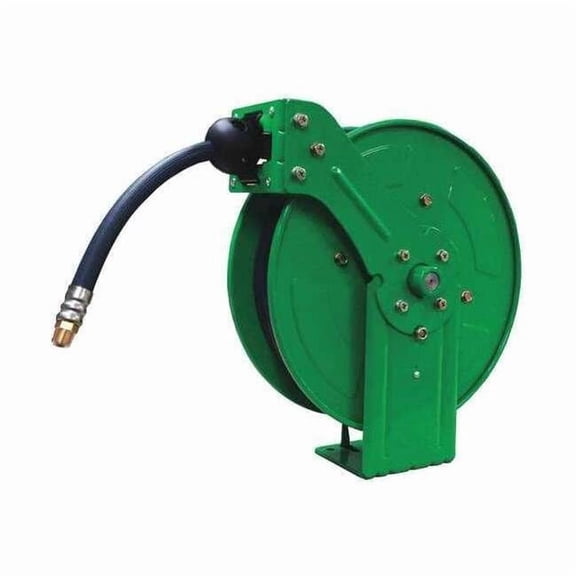 Speedaire Spring Return Hose Reel,1/4" MNPT,25 ft 49AE03