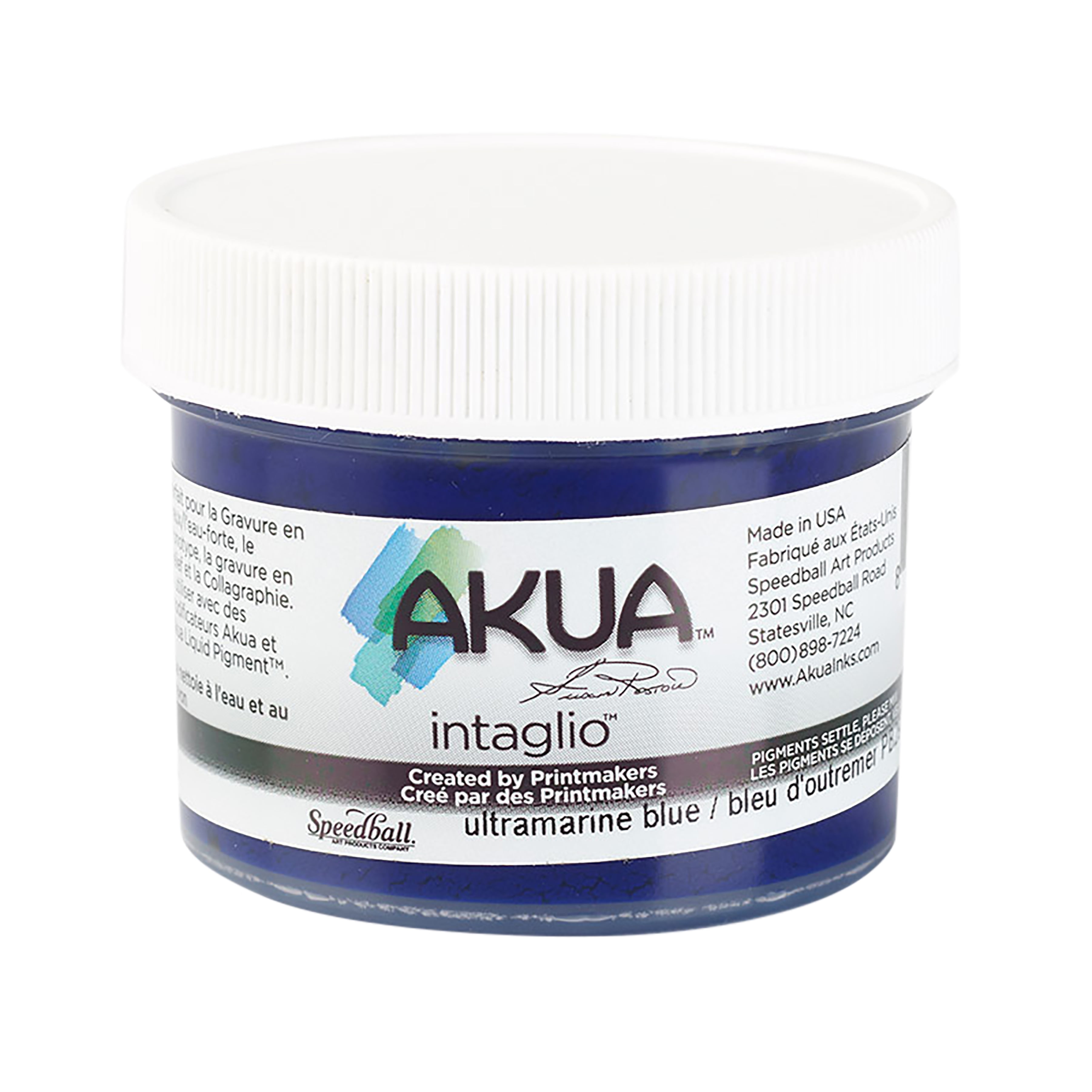 Speedball Akua Intaglio Ink, 2 oz., Ultramarine Blue