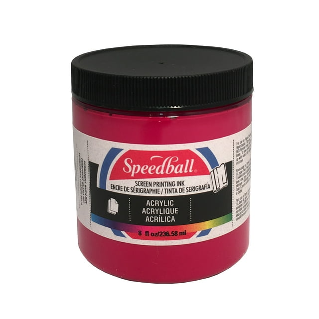 Speedball Art 8oz. Acrylic Screen Printing Ink -- Process Magenta ...