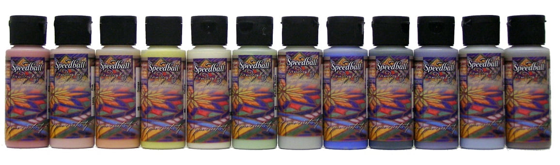 Speedball Art Underglaze Sampler Pack (12) 2oz. Underglazes - Walmart.com