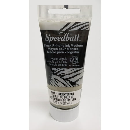 Speedball Block Printing Ink, Water-Based, 1.25 oz., Extender