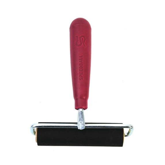Speedball Deluxe Hard Rubber Brayer, 4in, No. 49