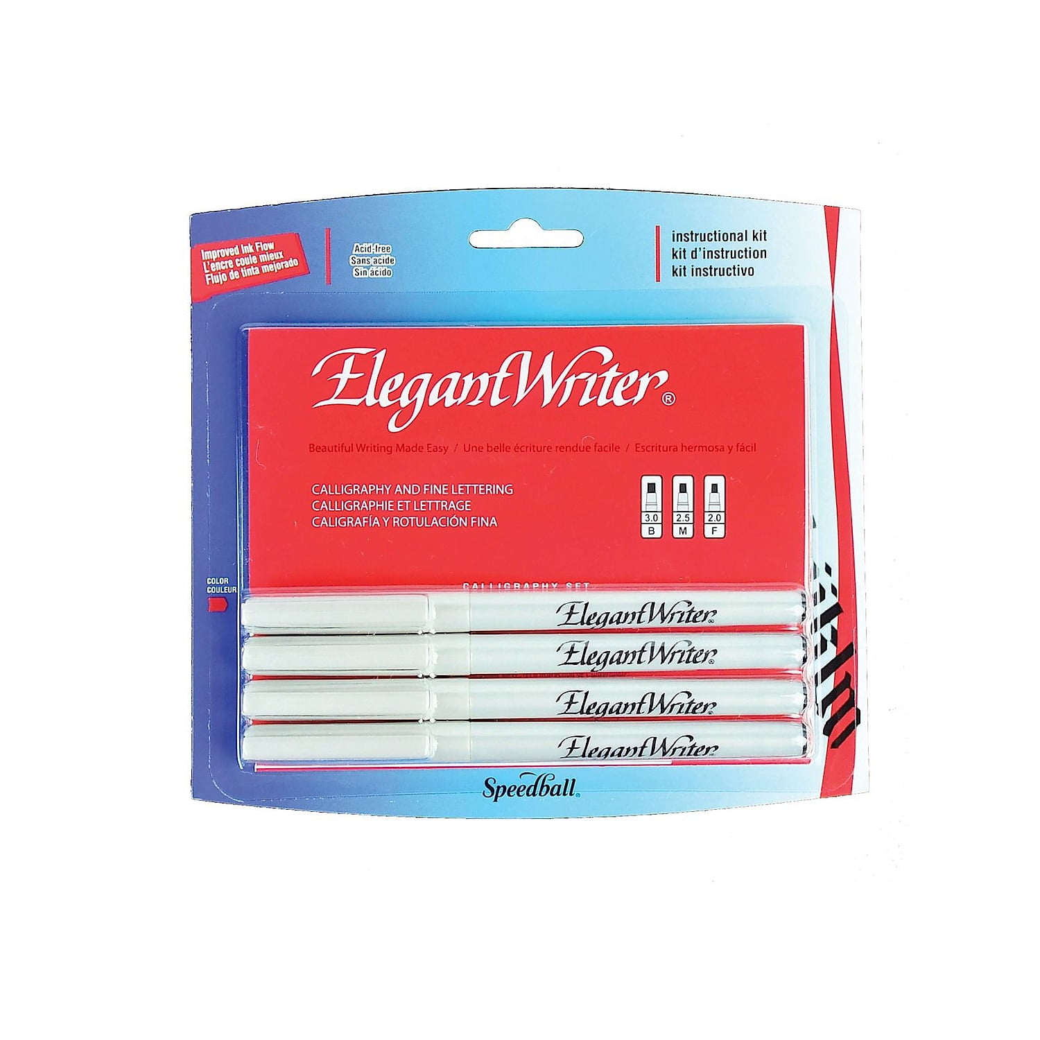 Speedball Elegant Writer Calligraphy Marker Sets black asst. points no. 2880 [Pack of 3] 26763-PK3