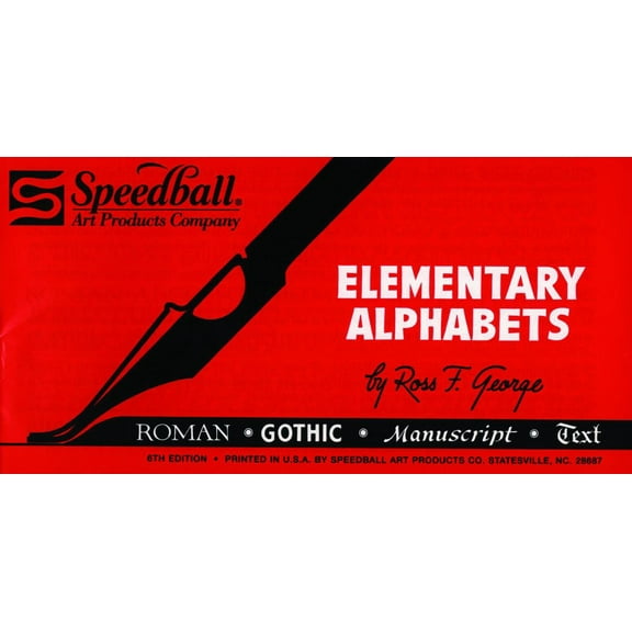 Speedball Elementary Alphabets Book Elementary Alphabet Book
