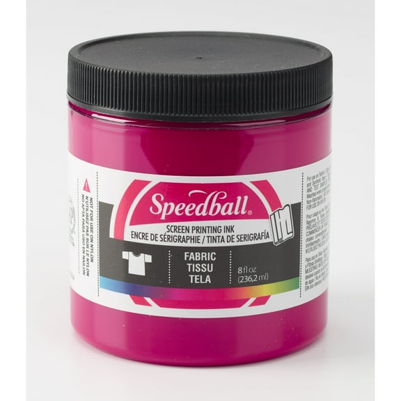 Speedball Fabric Screen Printing Ink, 8 oz., Process Magenta