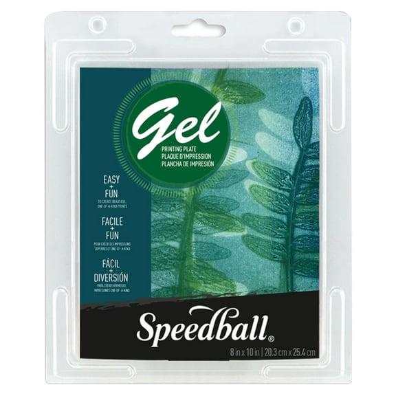 Speedball Gel Printing Plates, Single Plates, 8in x 10in