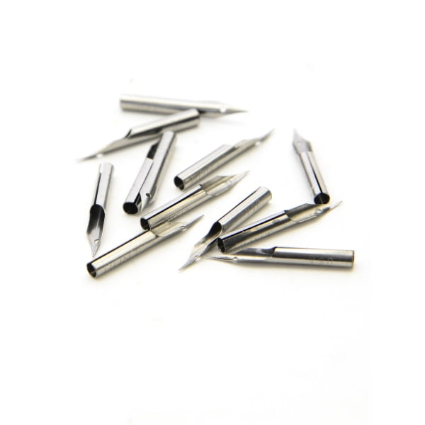 Speedball Hunt Artists' Hawk Quill Pen Nibs, No. 107, 12 Nibs Per Box, Pack Of 2 Boxes